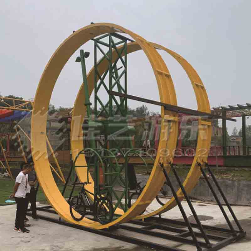 無(wú)動(dòng)力游樂(lè)項(xiàng)目  網(wǎng)紅自行車(chē)  雙人360度旋轉(zhuǎn)自行車(chē)游樂(lè)設(shè)備