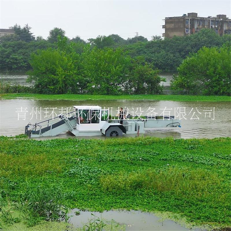 10米河道割草船 水草打撈船 單船體水面除草船