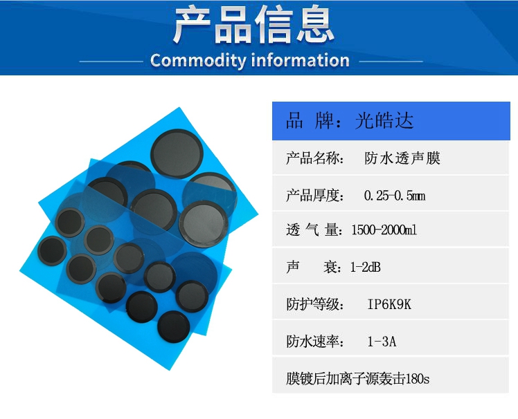 防水透聲膜