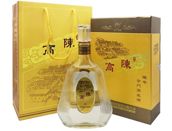 金門高粱酒 扁瓶陳年56度陳高高粱酒黃盒窖藏600ml 清香型批發(fā)