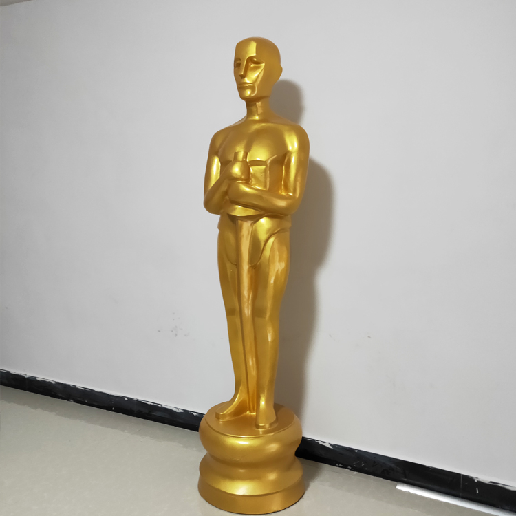 玻璃鋼小金人雕塑奧斯卡小金人雕塑
