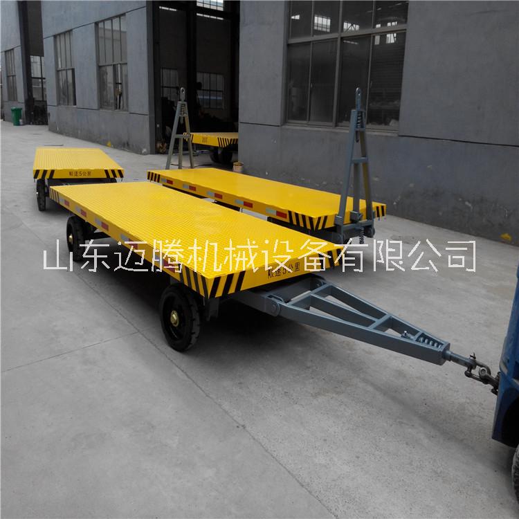運(yùn)輸平板拖車 8T廠區(qū)運(yùn)輸拖車  運(yùn)輸平板拖車 廠區(qū)周轉(zhuǎn)拖車