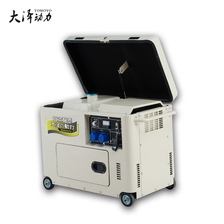 大澤動力 靜音風(fēng)冷柴油發(fā)電機6KW 單三相 6KW靜音式柴油發(fā)電機