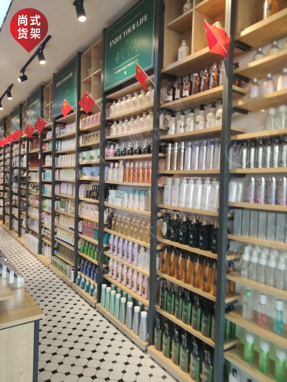 常州千色店彩妝化妝品貨架調(diào)色師亞克力彩蛋墻定做貨架
