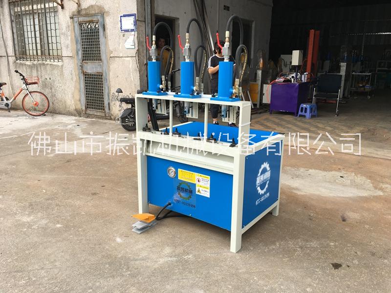 百葉窗液壓沖孔機(jī)半自動(dòng)鐵圓方管沖弧打孔斷機(jī)貨架沖床