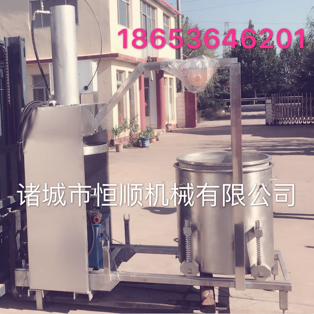 豆渣麥稈甜菊中藥渣脫水壓榨機(jī) 大型發(fā)酵中藥材烘干前脫水機(jī) 豆渣壓榨機(jī) 諸城市恒濱機(jī)械
