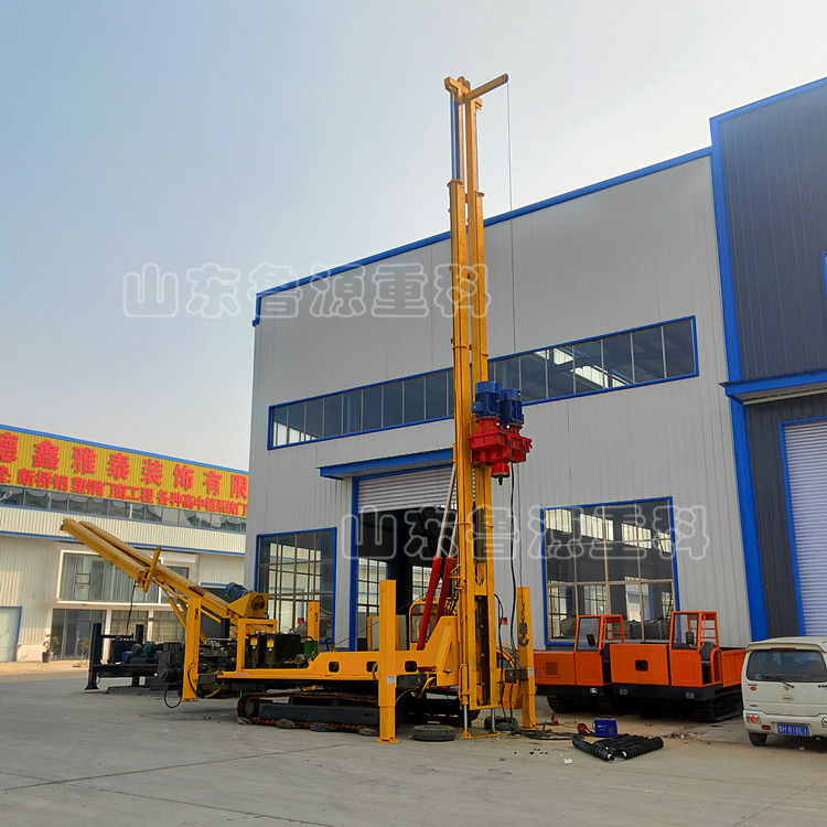 履帶式長螺旋打樁機(jī) 小型地基打樁機(jī) 抗浮錨桿長螺旋打樁機(jī)