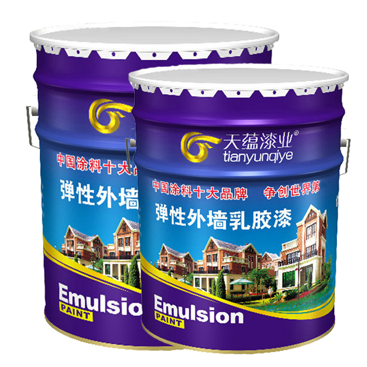 天蘊(yùn)彈性拉毛漆 外墻彈性漆 廠家批發(fā)彈性涂料