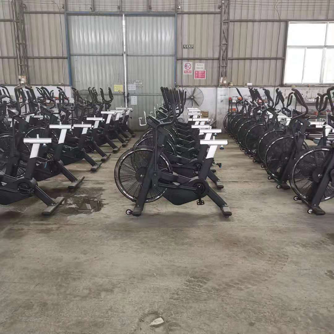 山東健身器材廠家批發(fā)D13 風(fēng)扇單車 風(fēng)阻單車價(jià)格 風(fēng)扇自行車出口品質(zhì)健身房風(fēng)扇動(dòng)感單車