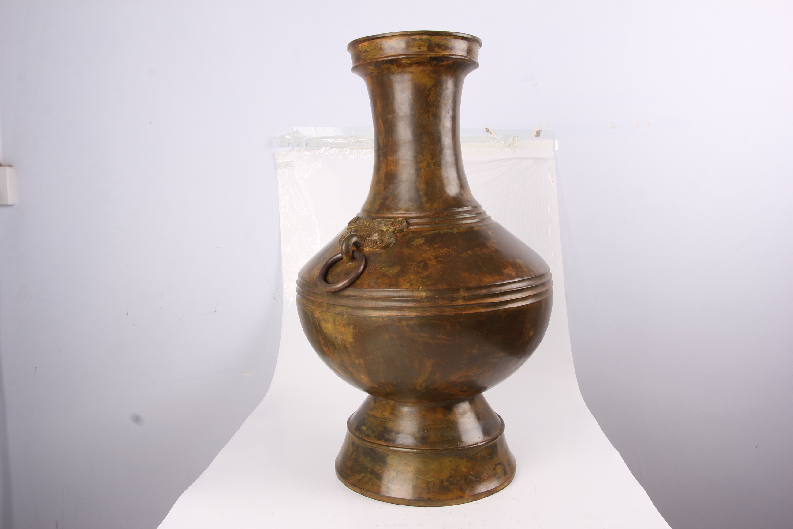 仿古青銅器擺件 夜壺 工藝品節(jié)日禮品漢婚影視道具定制