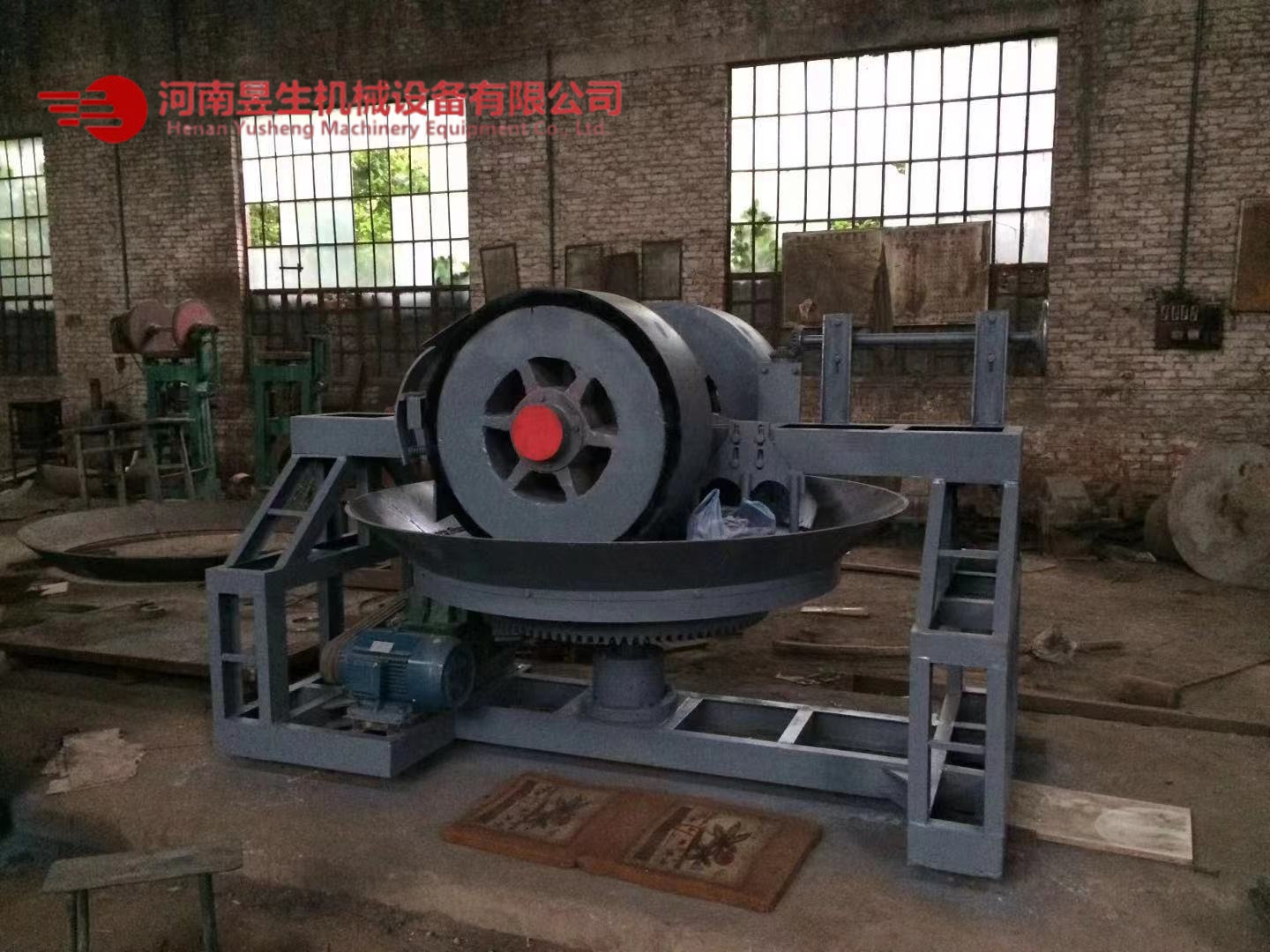 廠家供應 耐火磚生產加工設備750濕碾機 耐火磚生產加工用輪碾機 河南昱生機械設備有限公司