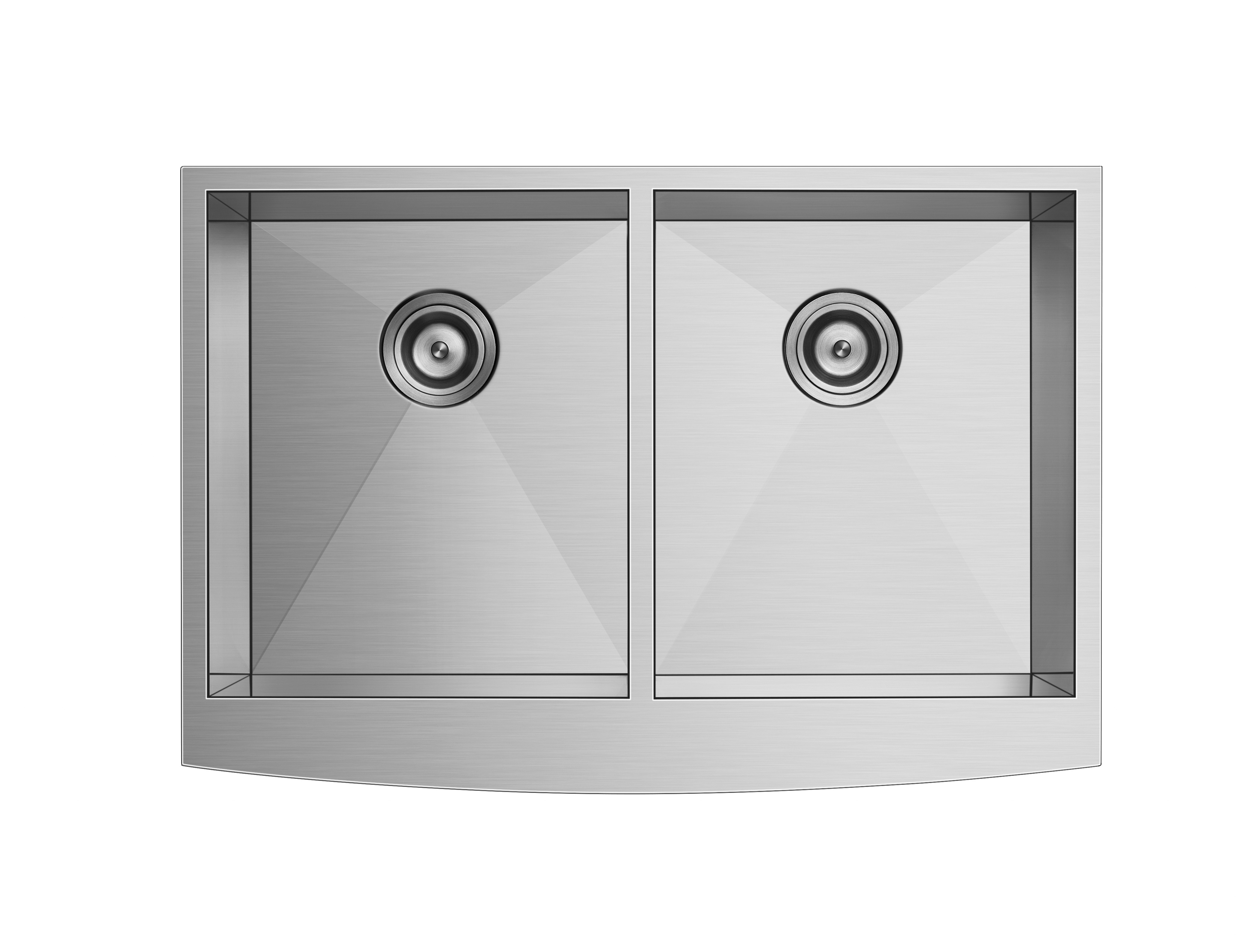 不銹鋼水槽裙邊雙槽