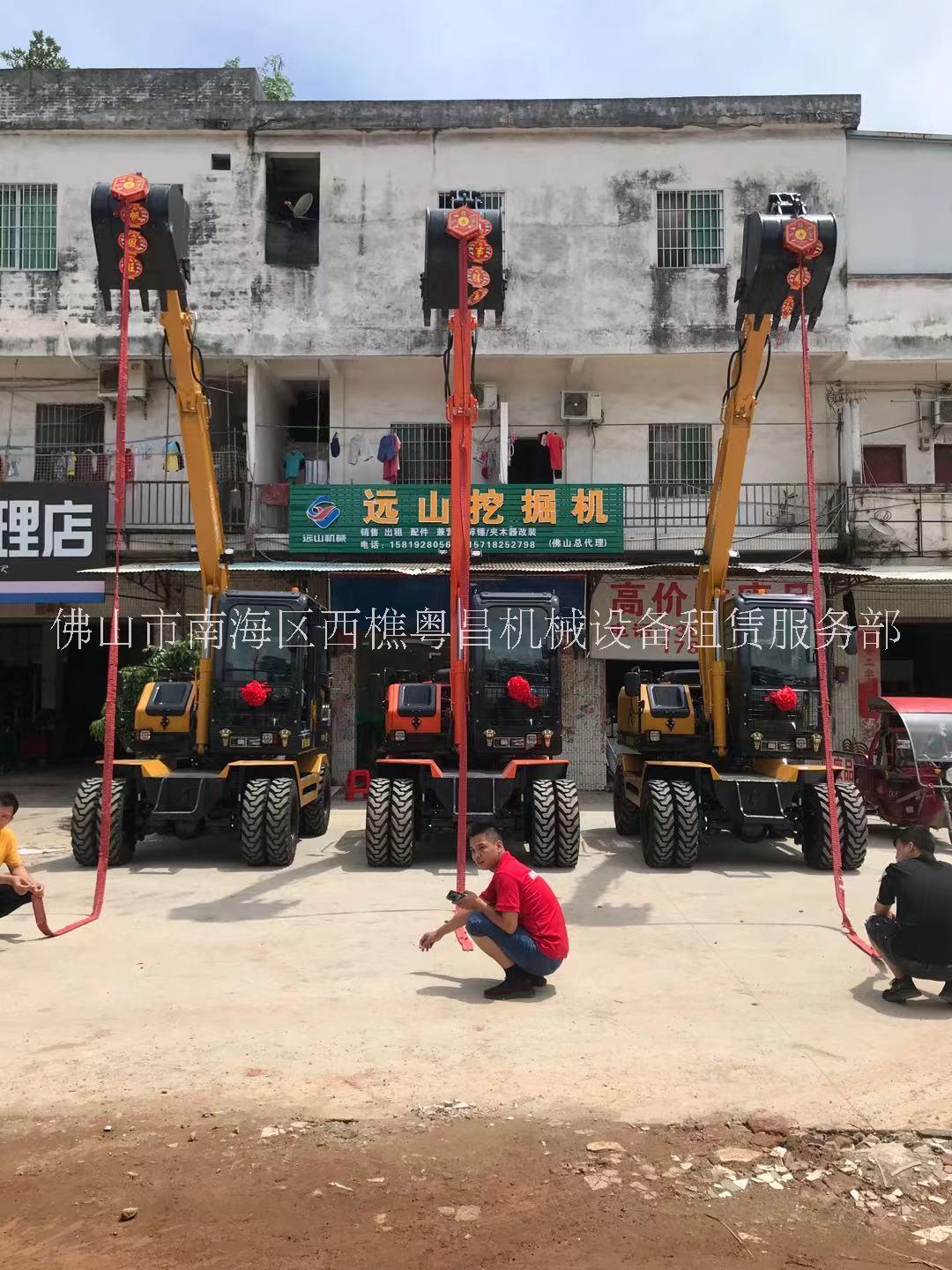 高明輪式挖掘機(jī)租賃 佛山挖機(jī)出租 高明輪式挖掘機(jī)短租