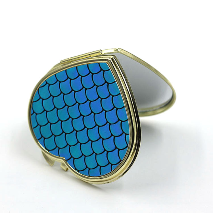 創(chuàng)意心形化妝鏡金屬折疊隨 創(chuàng)意心形化妝鏡金屬折疊隨身鏡