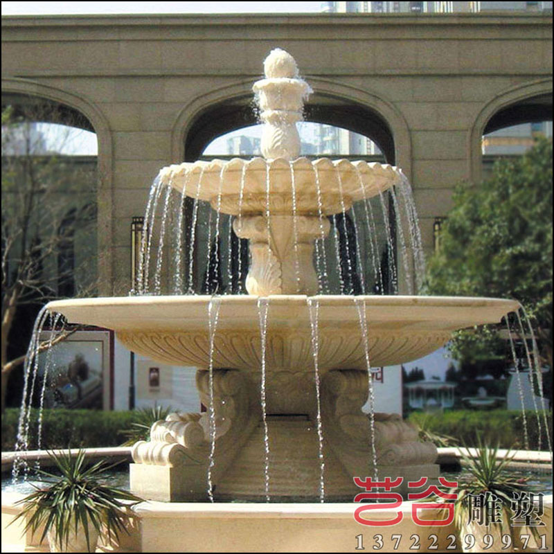 石雕噴泉