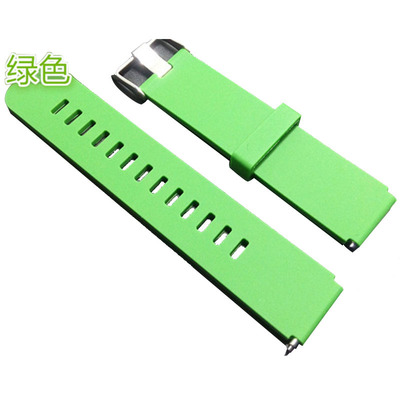 硅膠帶20mm通用送快拆生耳智能手表替換表帶工廠現(xiàn)貨