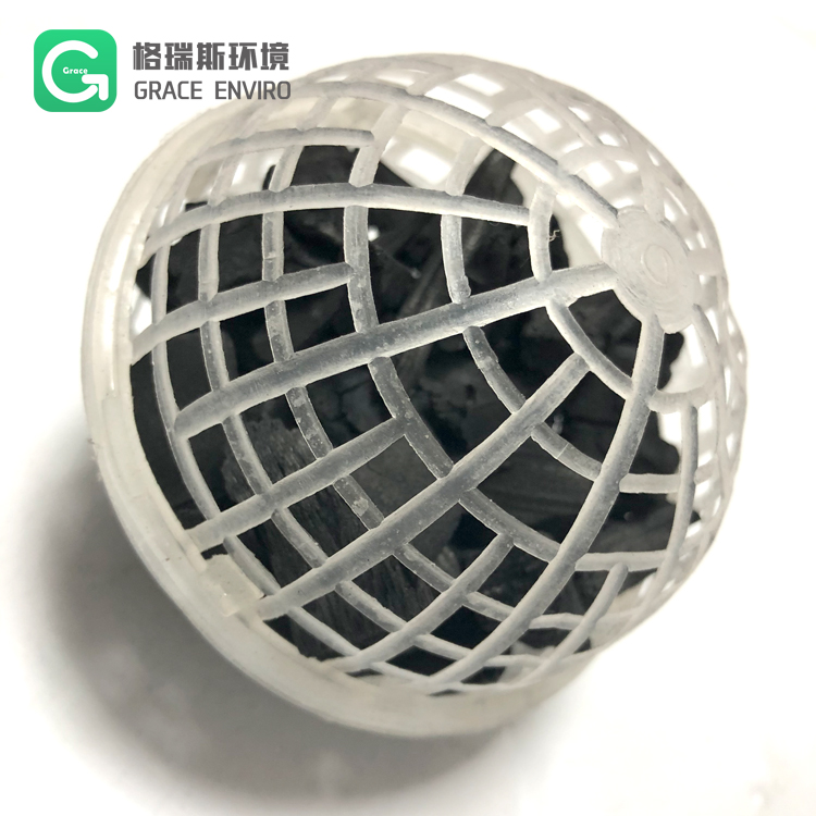 竹炭 生物組合填料 DN80 格瑞斯環(huán)境生產(chǎn) 廠家現(xiàn)貨供應(yīng) 新型組合填料 炭質(zhì)填料