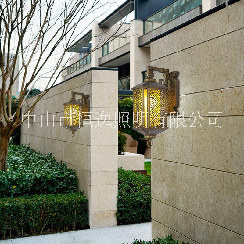 恒逸照明新中式仿古全銅壁燈