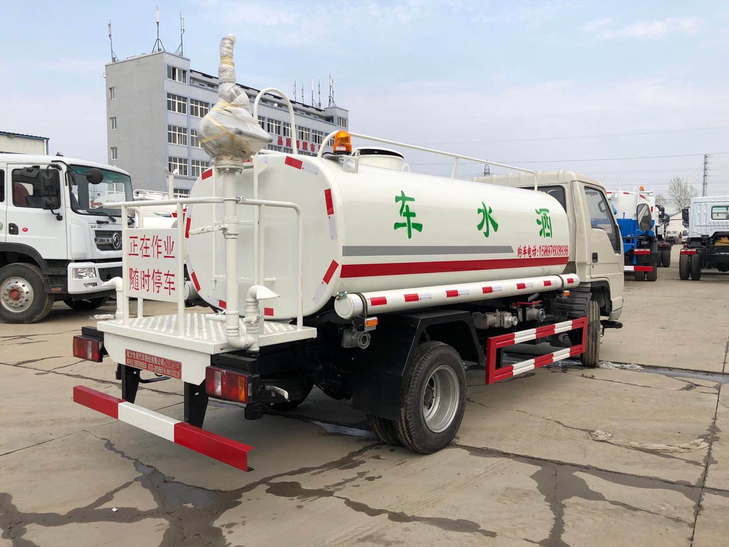 福田5噸10噸工地灑水車工程灑水車價格