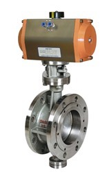 供應氣動硬密封對夾蝶閥