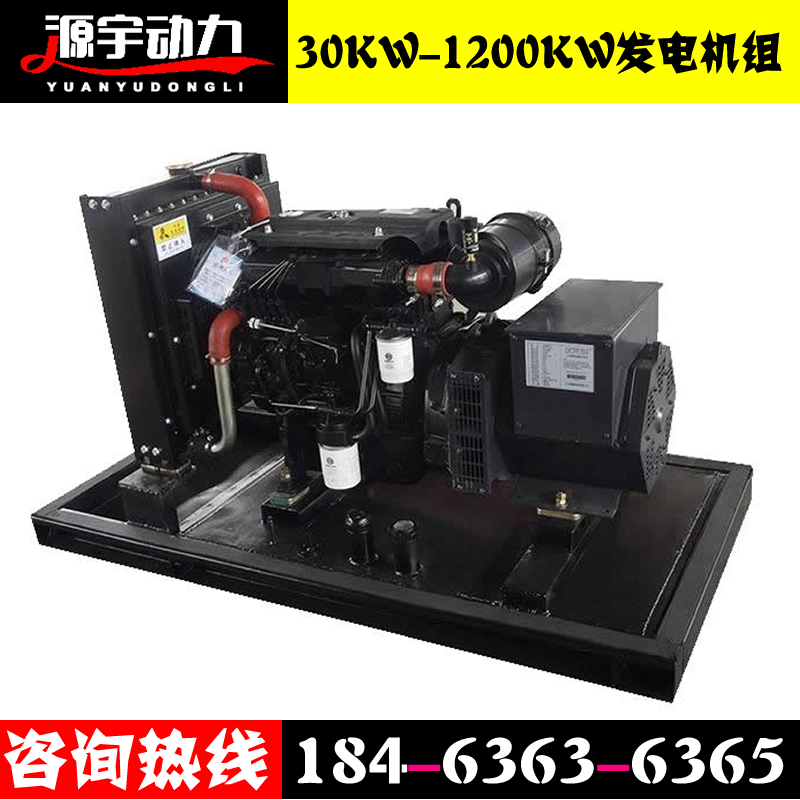 自啟動(dòng)40kw柴油發(fā)電機(jī)組濰柴銳動(dòng)力全銅電機(jī)三相電選配自動(dòng)化靜音箱