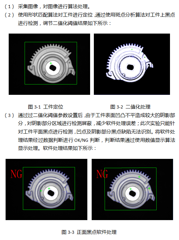 齒輪表面黑點(diǎn)檢測(cè)