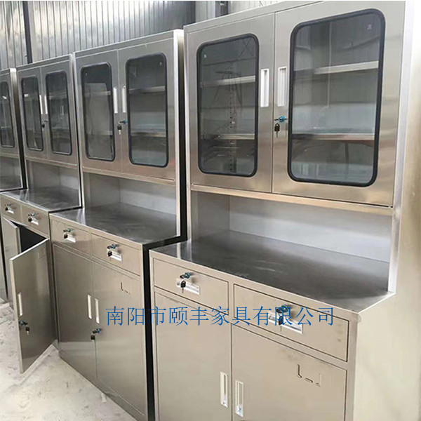 河南不銹鋼器械柜醫(yī)用器械柜不銹鋼文件柜儲物柜西藥柜針劑臺