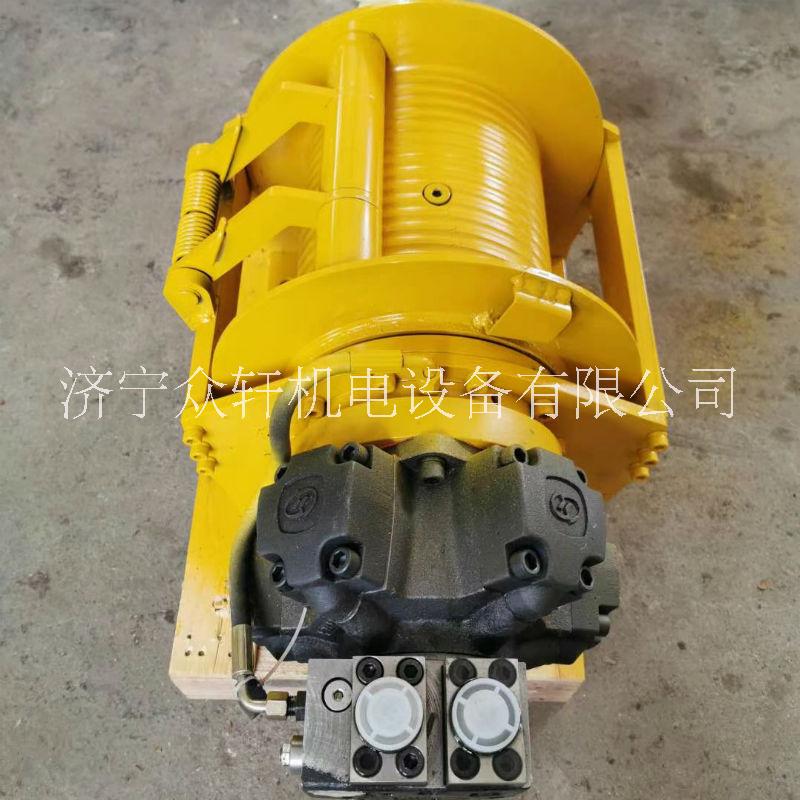 廣西省欽州市山林拖拽2噸帶離合器快速液壓絞車卷揚機