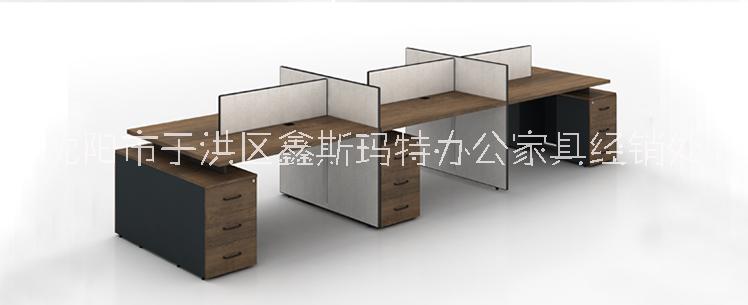 板式屏風(fēng)辦公桌現(xiàn)代簡約工位雙人客服工位臺式雙人辦公桌屏風(fēng)卡座電腦桌