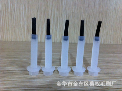 透明塑料美甲刷 廠供應(yīng)大頭刷 直毛透明塑料美甲刷 磨毛甲油毛刷 透明塑料美甲刷廠家
