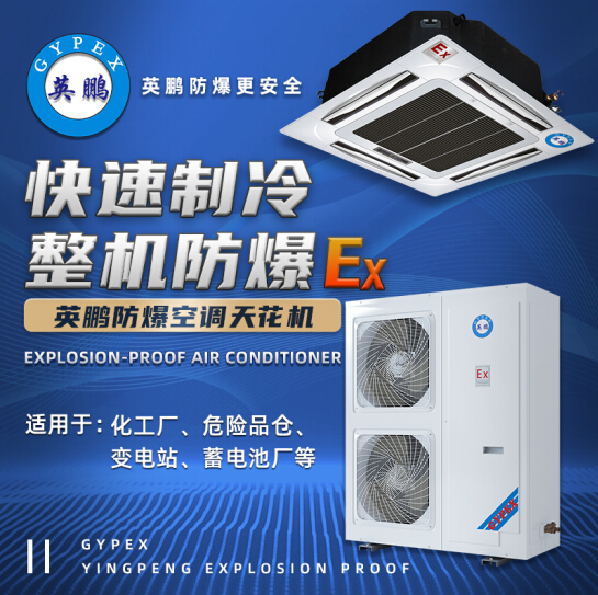 防爆吸頂式（天花機）空調機英鵬(GYPEX)防爆空調工業(yè)型中央空調天花機吸頂式天井機嵌入式冷暖 變電站 化工廠