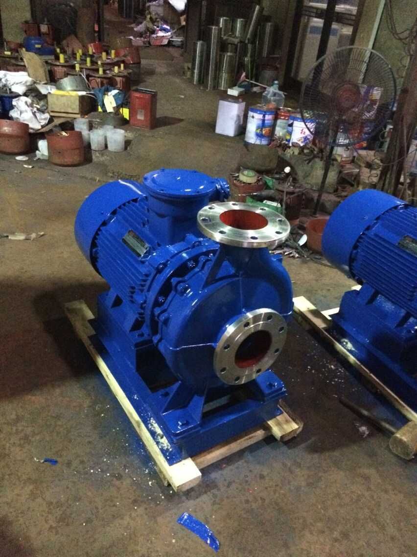 ISW50-200臥式單級離心泵不銹鋼離心泵 單級不銹鋼管道泵價格 ISW50-200臥式單級離心泵