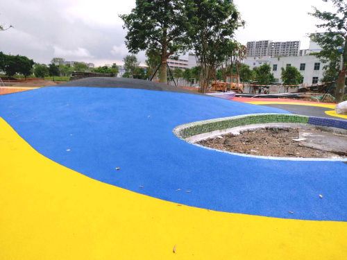 幼兒園游樂場塑膠地板