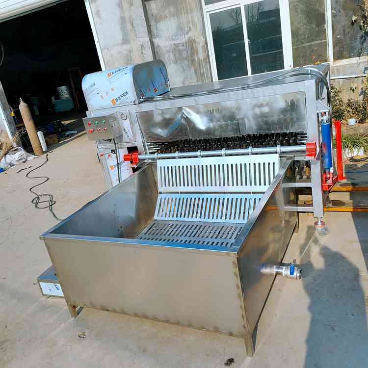 全自動(dòng)肥羊脫毛機(jī) 配套羊打毛機(jī) 廣順機(jī)械全自動(dòng)液壓型羊退毛機(jī)