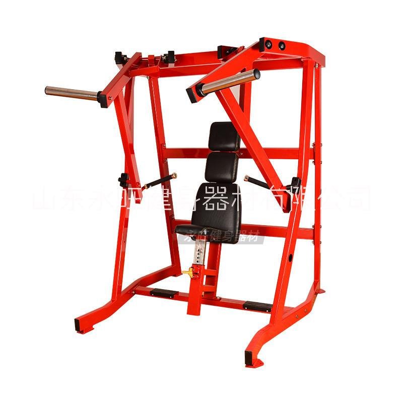 下斜推胸訓(xùn)練器 健身房悍馬健身器材 胸部力量器械