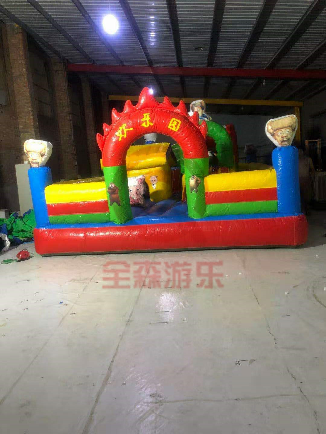 兒童戶(hù)外充氣城堡 大滑梯游樂(lè)設(shè)備擺攤經(jīng)營(yíng)