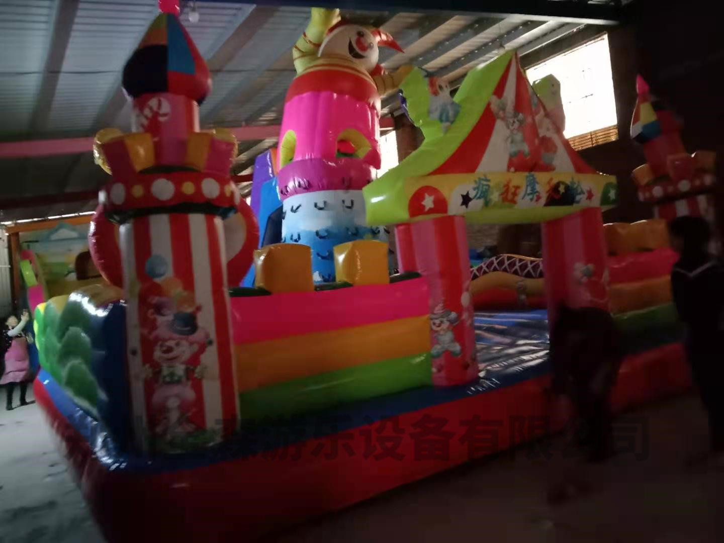 兒童戶(hù)外充氣城堡 大滑梯游樂(lè)設(shè)備擺攤經(jīng)營(yíng)