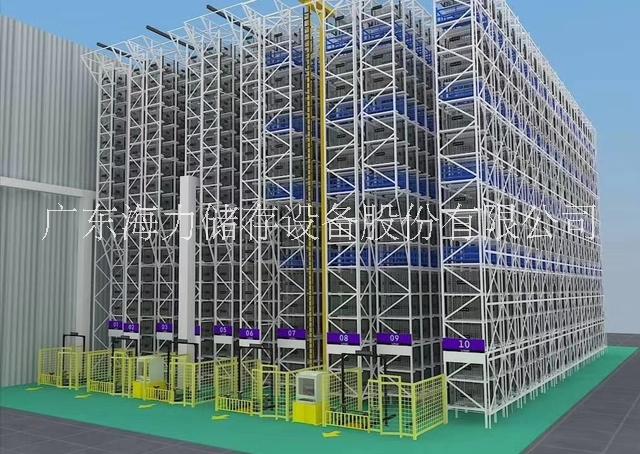 供應(yīng)廣東海力自動化智能化立體倉庫 廣東立體庫貨架 廣東穿梭式貨架