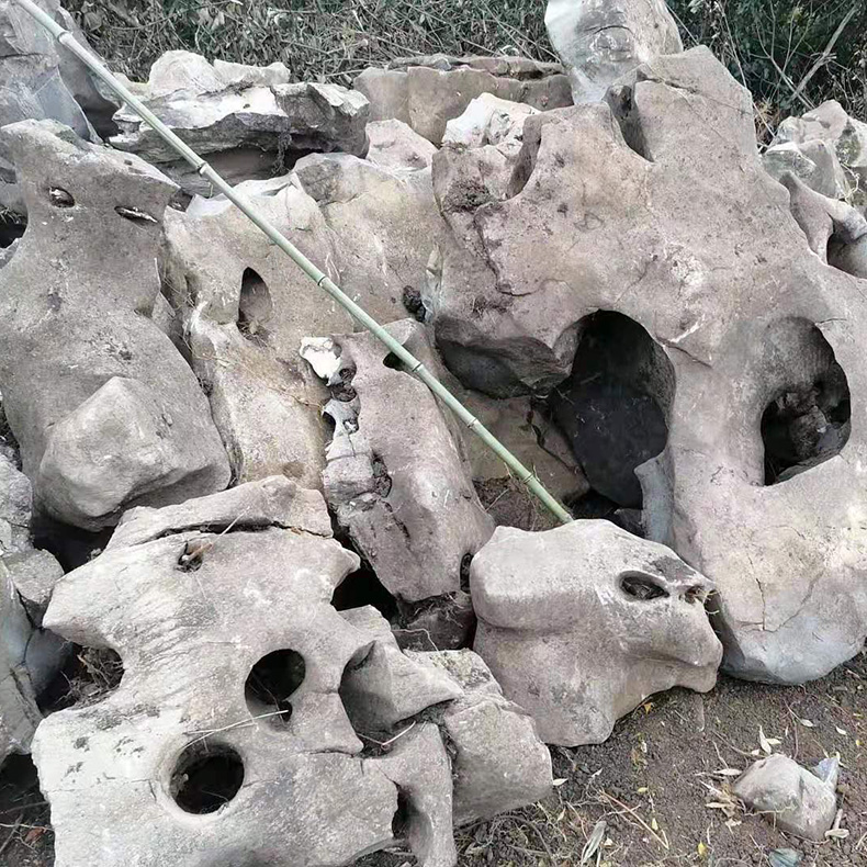 杭州太湖石 園林景觀石 魚池假山窟窿石 自然原石