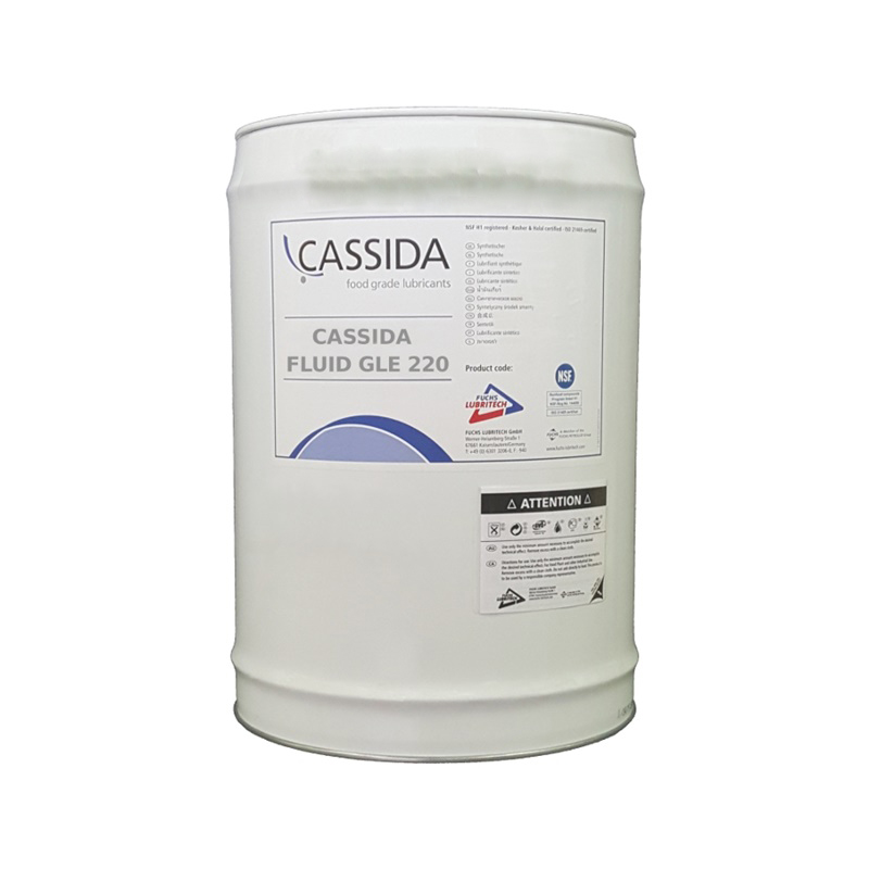 FUCHS福斯加適達(dá)CASSIDA GLE150 220食品級(jí)合成齒輪油
