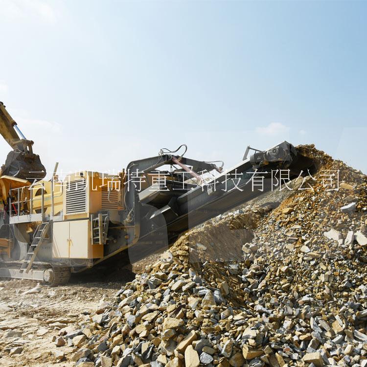 凱瑞特重工移動顎式破碎站3045移動圓錐式破碎站300移動篩分站1303石料加工