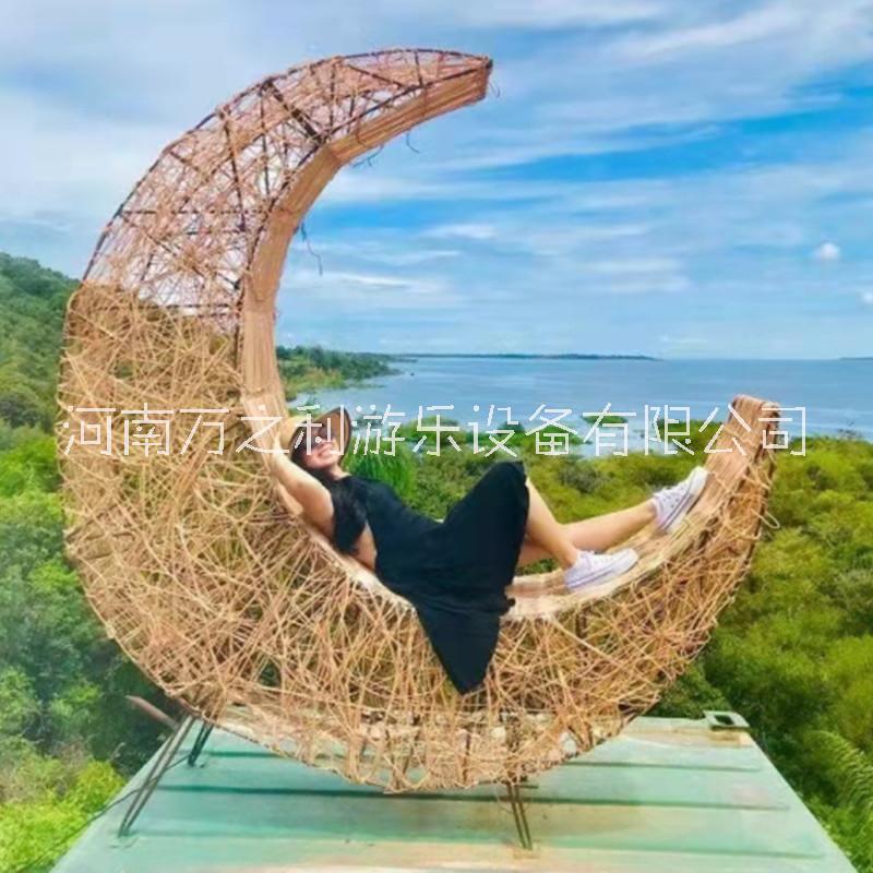 網(wǎng)紅鳥(niǎo)巢懸掛吊籃秋千 巴厘島搖椅 景區(qū)農(nóng)莊打卡項(xiàng)目