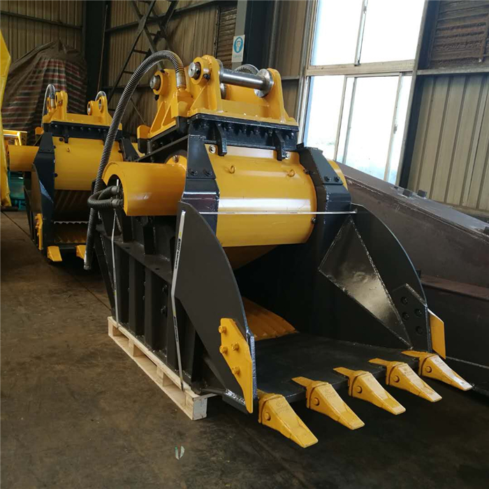 破碎花崗石機(jī)日立挖機(jī)破碎巖石設(shè)備
