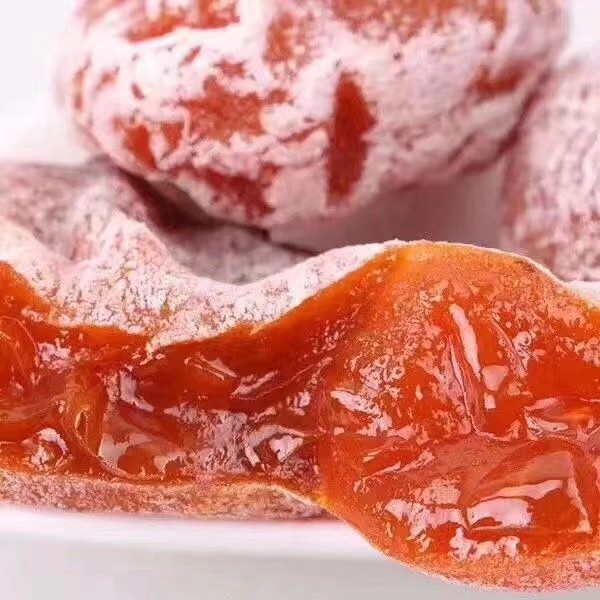 陜西富平柿餅團(tuán)購(gòu)批發(fā)霜降陜西農(nóng)家自制流心香糯吊園柿子干餅