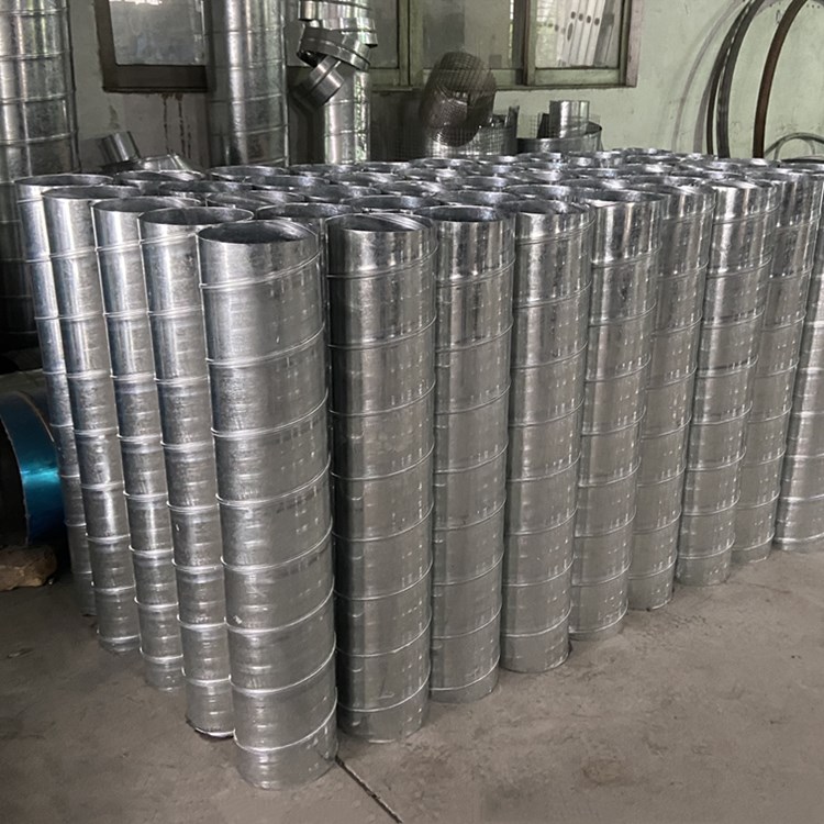 佛山螺旋風(fēng)管加工_ 圓形風(fēng)管_ 白鐵風(fēng)管