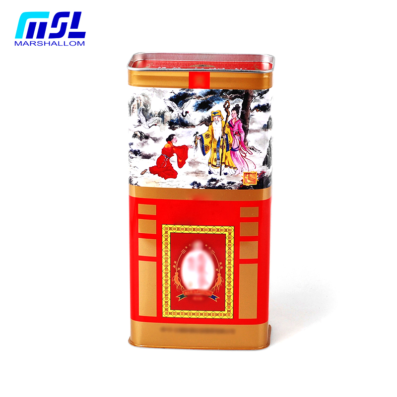 高麗參人參鐵盒包裝定制   金屬罐生產(chǎn)廠家  禮品鐵盒  食品鐵盒