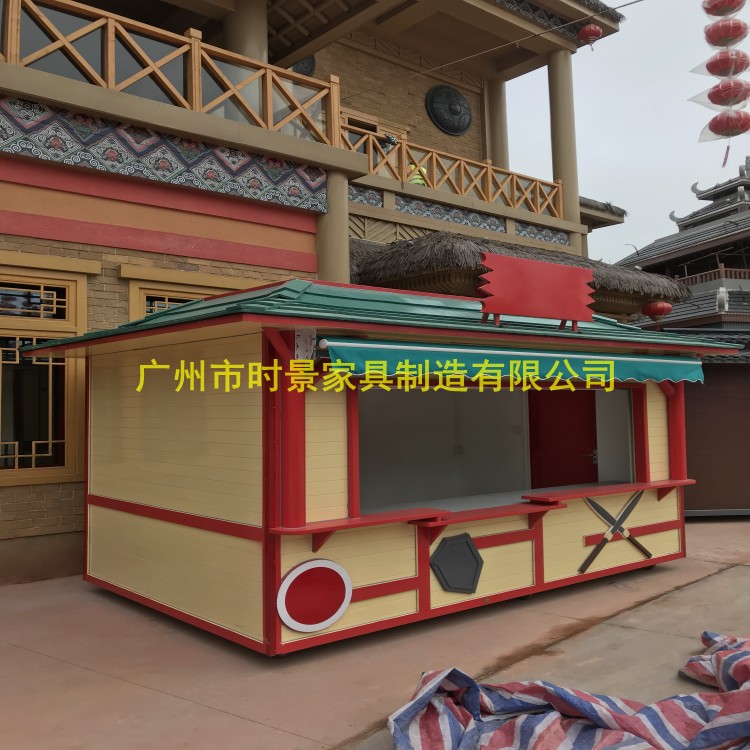 鄭州公園售貨亭 商品木制售賣車 雪糕活動崗?fù)?  title=