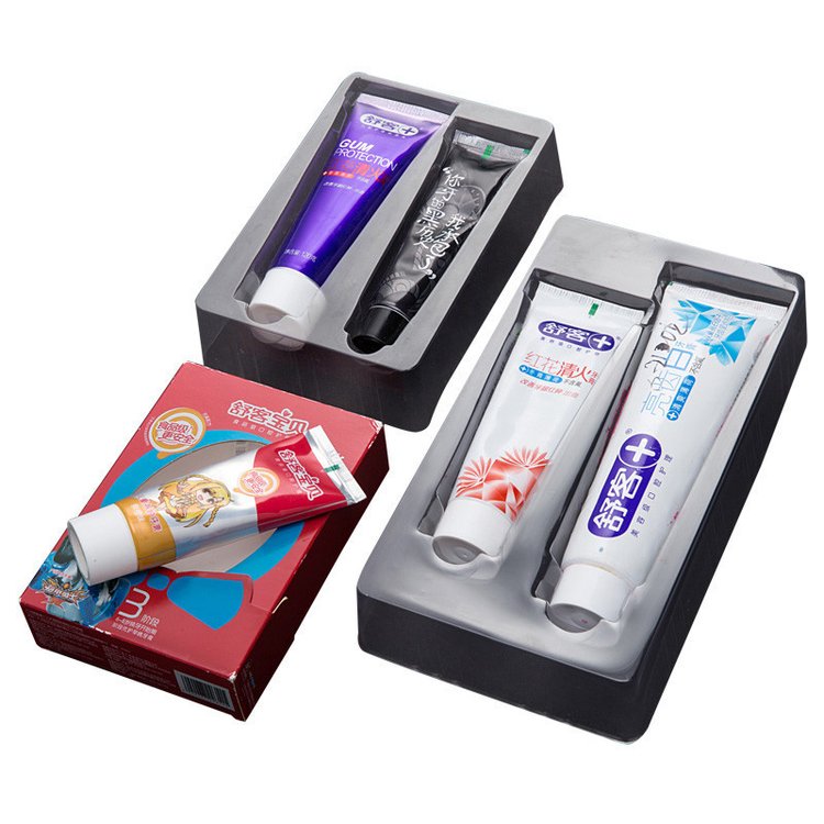 PS植絨吸塑PVC環(huán)保植絨吸塑PET吸塑托化妝品吸塑包裝