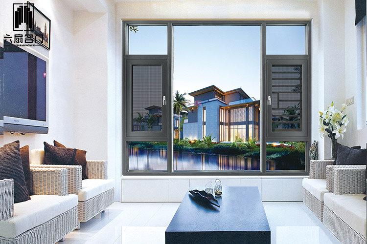 佛山六扇門鋁合金門窗 135斷橋平開窗隔音隔熱陽臺封陽斷橋窗