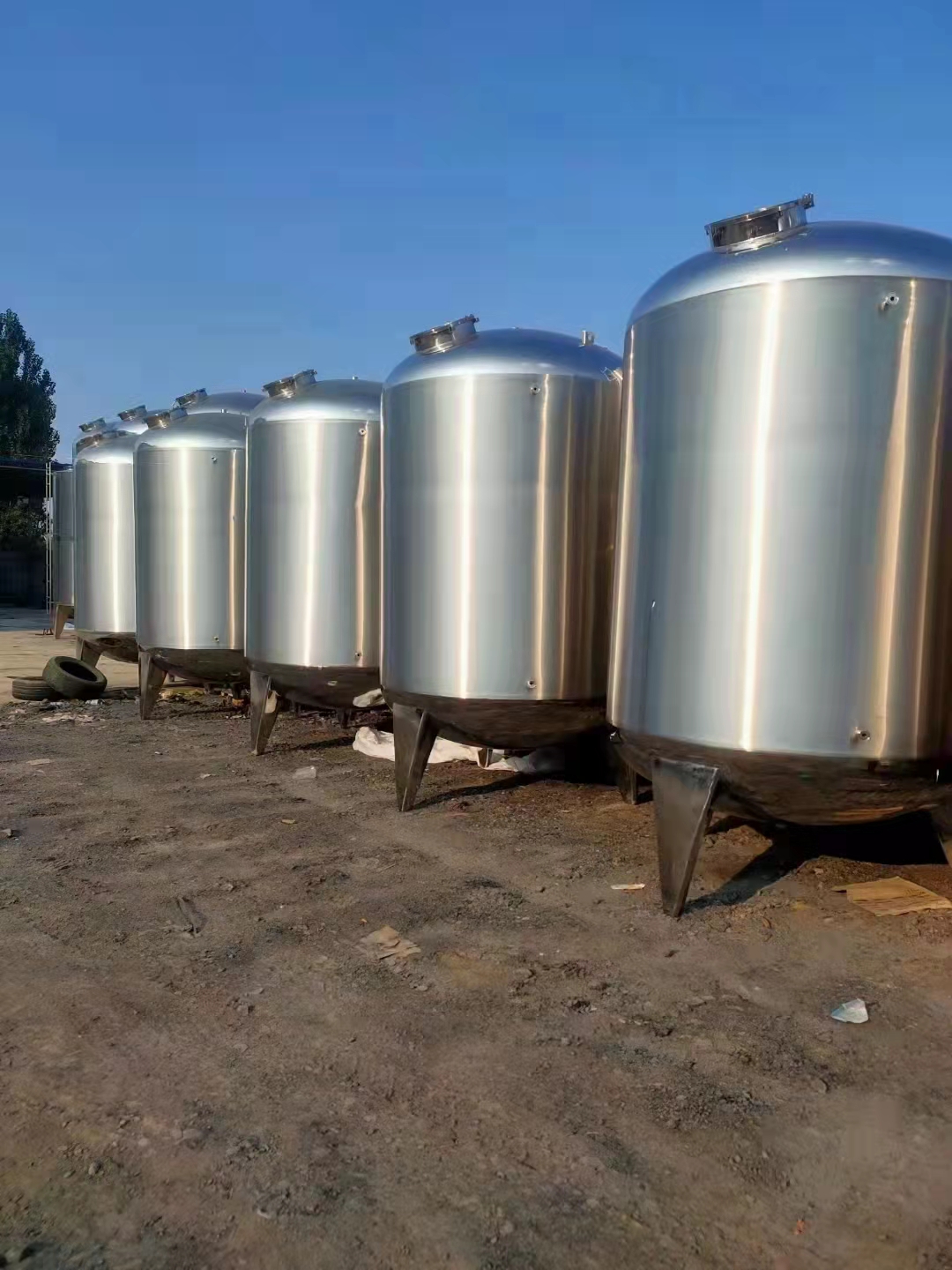 5噸不銹鋼儲酒罐 食品級不銹鋼儲罐